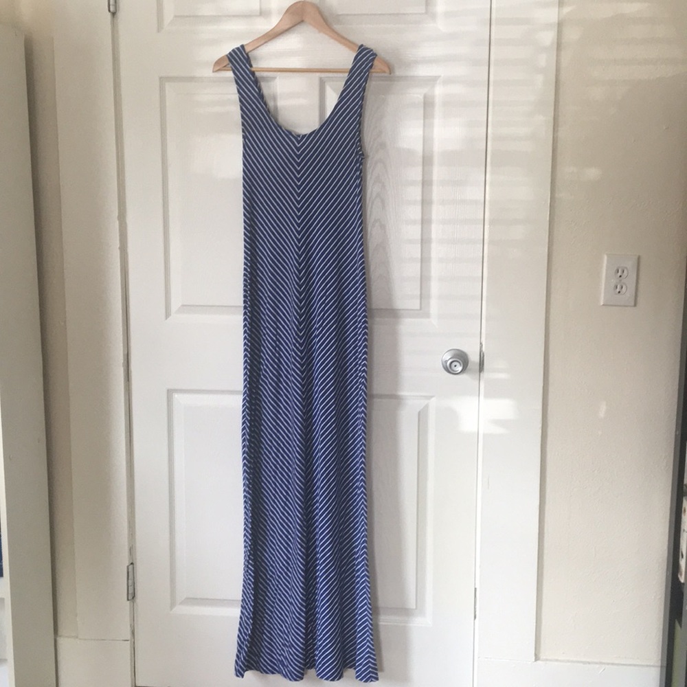 Striped maxi dress